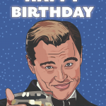Gatsby Birthday Card