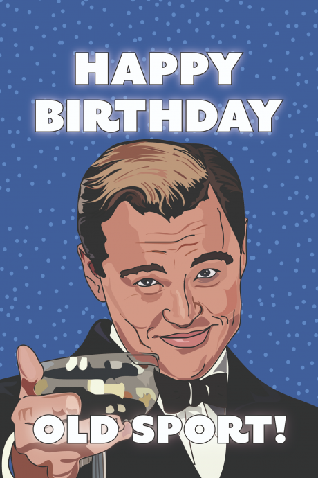 Gatsby Birthday Card