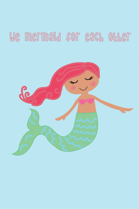We Mermaid For Each Other - Anniversary Card
