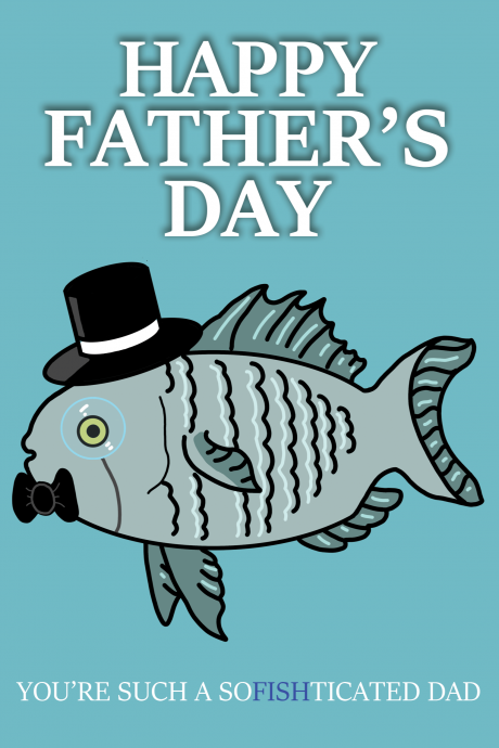 Sophisticated Dad Father's Day Card