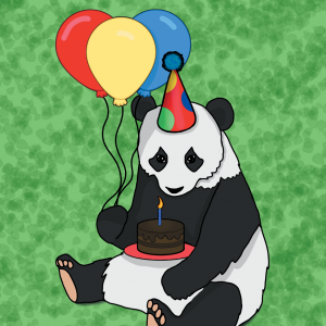 Happy Birthday Panda Diet Joke Card