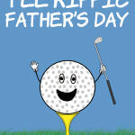 Tee-Riffic Golfing Father's Day Card