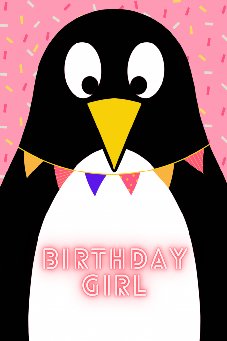 Penguin Birthday Girl