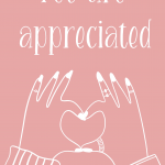 You Are Appreciated Love Hands