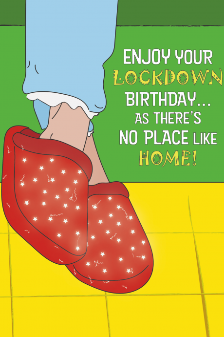Wizard of Oz Lockdown Birthday Card