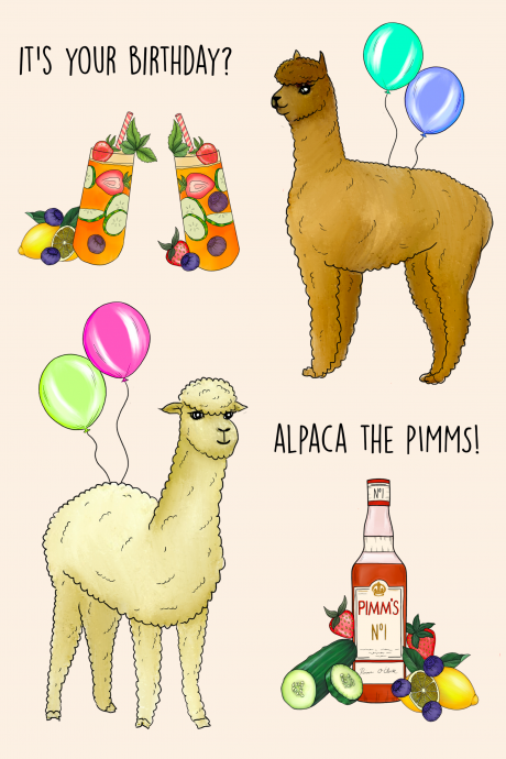 Alpaca the Pimms!
