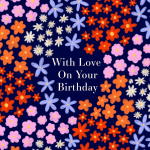 With Love birthday card