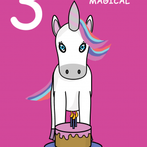 Magical Niece 3rd  Birthday Card