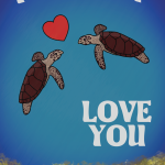 I Turtley Love You Pun Card