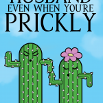 Prickly Husband Cacti Pun Card