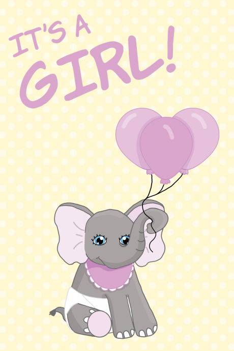 Congratulations On Your New Baby Girl Card