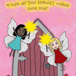 Granddaughter Fairy Wishes Birthday Card