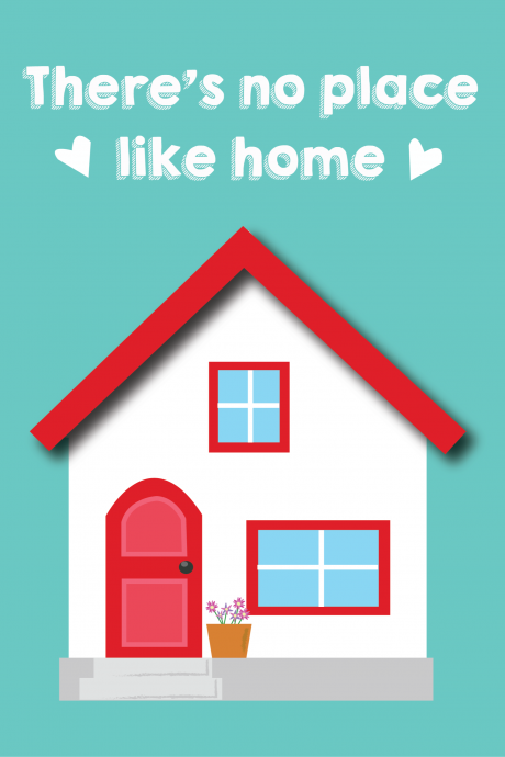 No Place Like Home - New Home Card