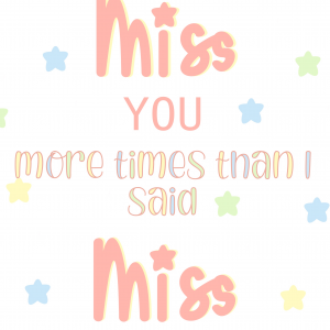 Miss you Miss