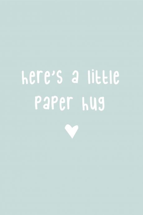 Little Paper Hug - Thinking Of You Card