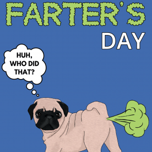Happy Father's Day Farter Pug Dog
