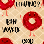 Bon Voyage Leaving Card
