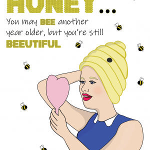 Bee Pun Happy Birthday Card