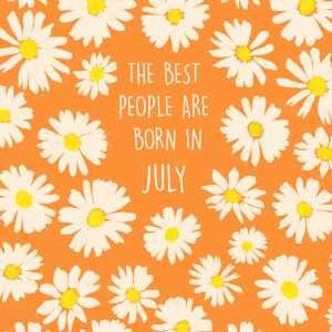 The best people are born in July