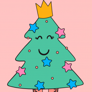 Little Miss Christmas Tree