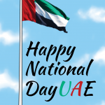 Happy National Day UAE Card