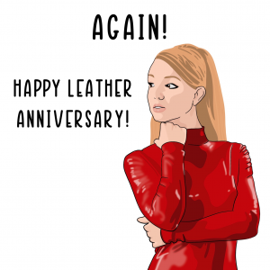 Britney’s Leather Anniversary