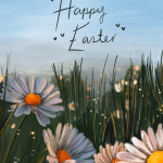 Easter daisy card