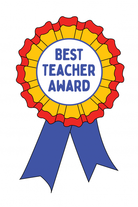 Best Teacher Award - Thank you Teacher Card