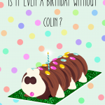 Colin Cake Birthday Card