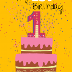 Happy 1st Birthday - Cake