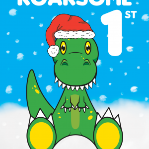 Dinosaur Roarsome 1st Christmas