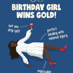 Birthday Girl Wins Olympic Gold