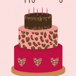 Leopard Print Cake