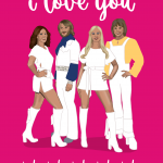 ABBA I Love You Valentine's Card
