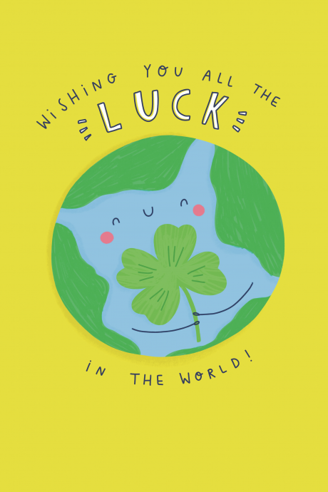 Wishing you all the luck in the world!