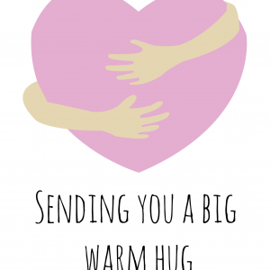 Big Warm Hug - Thinking of you card