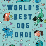 World's Best Dog Dad Card