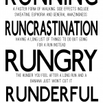 A Runner's Dictionary - Card for Runner