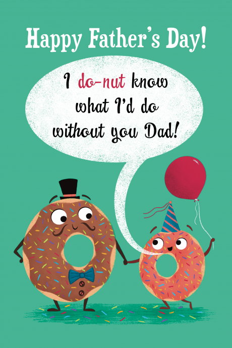 Donut Father's Day Card