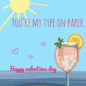 You’re my type on paper