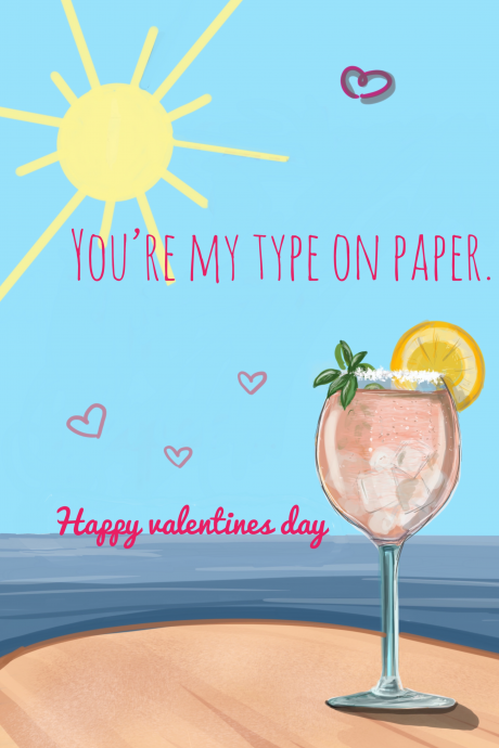 You’re my type on paper