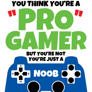 Pro Gamer Brother Noob Joke Birthday Card