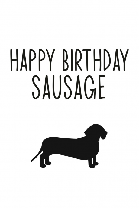 Happy Birthday Sausage