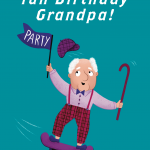 Grandpa Have a Wheely Fun Birthday Card