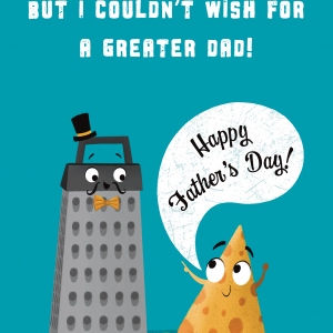 Cheese Grater Dad Card