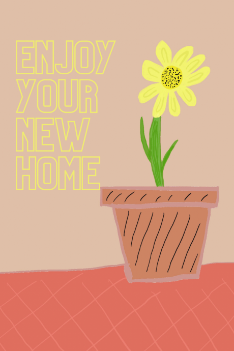 New Home Plant Card