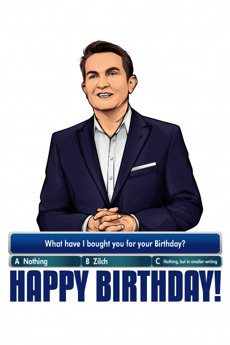 The Chase inspired Birthday Card