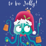 Funny Jellyfish Christmas Card