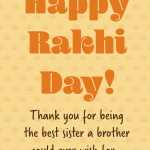 Happy Rakhi Day Sister