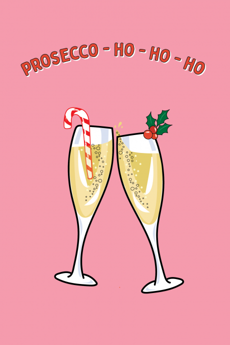 Prosecco Ho-Ho-Ho  - Merry Christmas